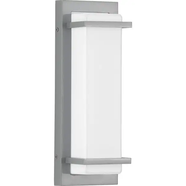 Z-1080 LED 1-Light Metallic Gray Modern Outdoor Wall Sconce Light - 13.000