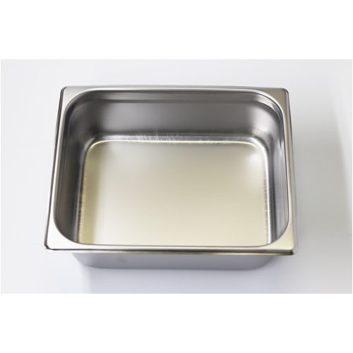 Central Restaurant 222024931 22 Gauge Stainless Steel Steam Table Pan， Half-Size， 6-11/16 Quart