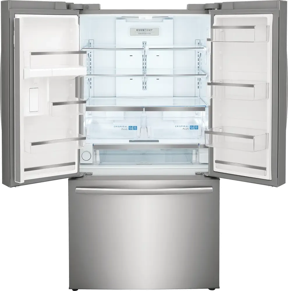 Frigidaire 23.3 cu ft French Door Refrigerator - Counter Depth Stainless Steel