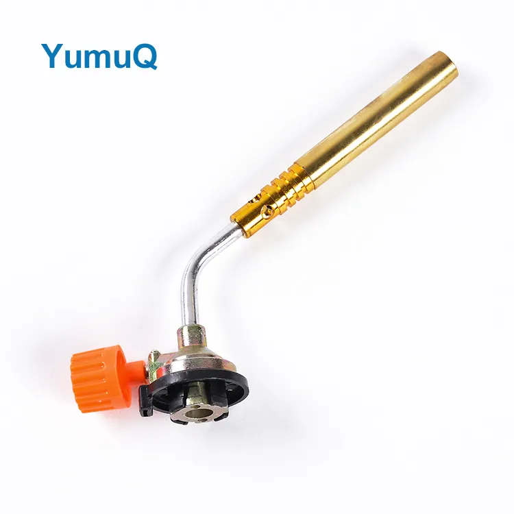 YumuQ ABS + Steel + Copper Outdoor Gas Fire Igniter Camping Ignition With Adjustable For Picnic Travel