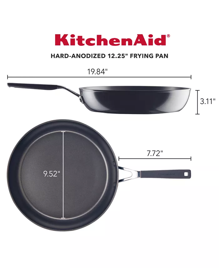 KitchenAid Hard Anodized 12.25 Nonstick Frying Pan