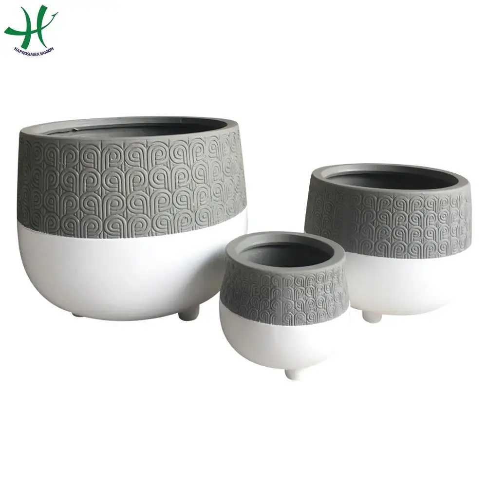 Ceramic planter pots with the stand decoration indoor and outdoor for home garden supplies