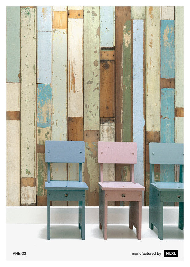 No. 3 Scrapwood Wallpaper by Piet Hein Eek