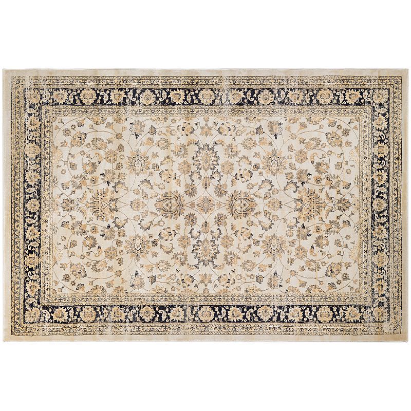 Couristan Zahara Farahan Amulet Framed Floral Rug