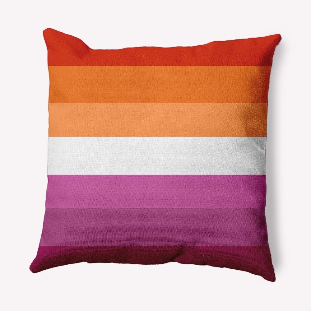 Pride Flag Decorative Throw Pillow