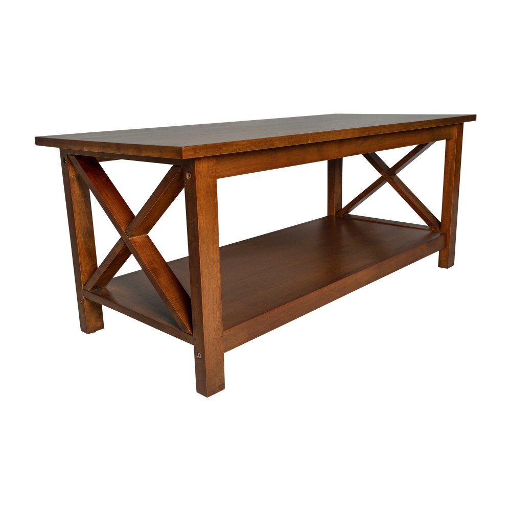 Classic Solid Wood Farmhouse Coffee Table