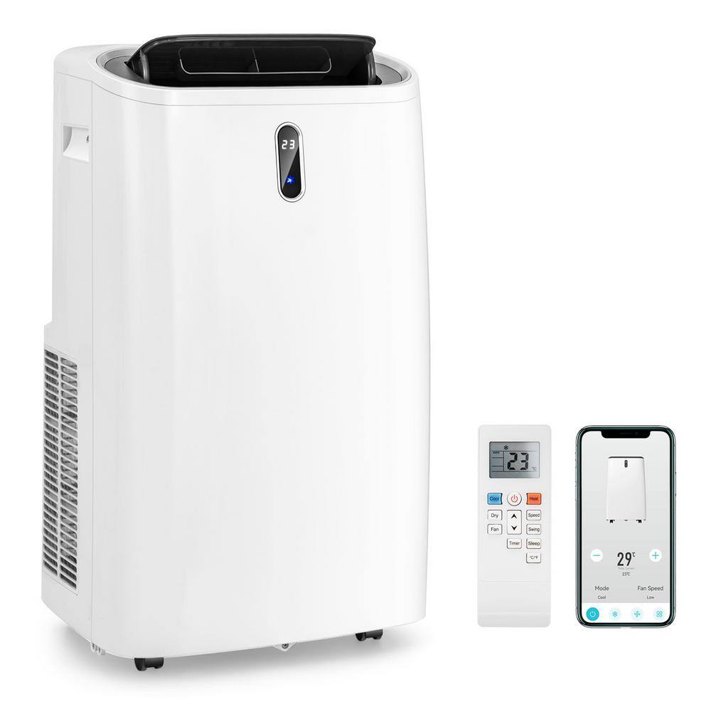 Gymax 8700 BTU (DOE) 14000 BTU (ASHRAE)Portable Air Conditioner Controlled by Wi-Fi Smart App and Remote GYM09634