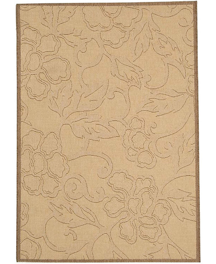 Safavieh Courtyard CY2726 Natural and Brown 2' x 3'7 Rectangle Outdoor Area Rug