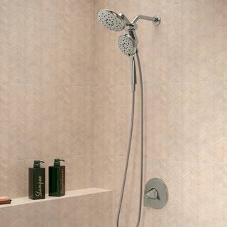 KOHLER Claro 1-Spray Dual Wall Mount Fixed and Handheld Shower Head 1.75 GPM in Vibrant Brushed Nickel R30236-G-BN