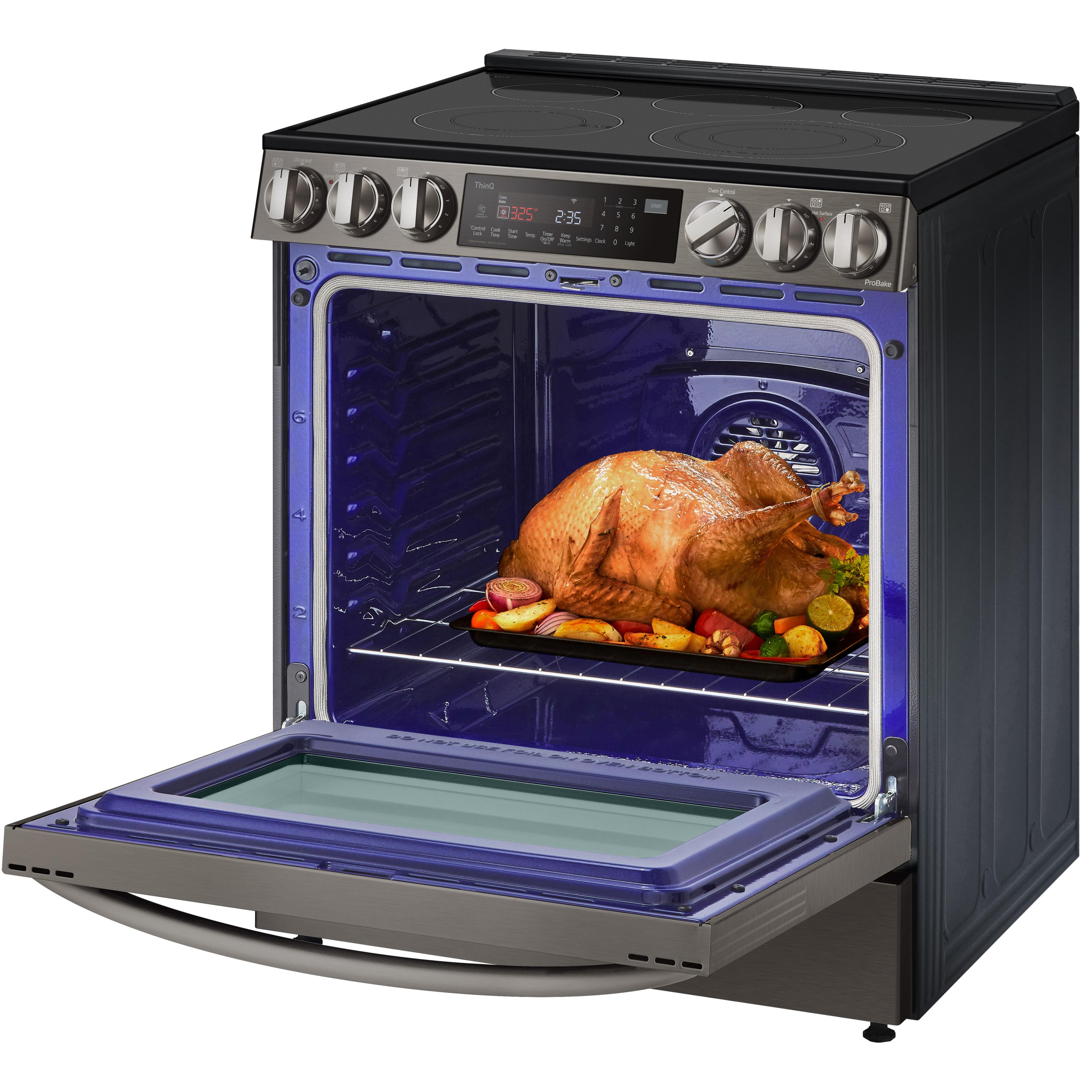 LG 30-inch Slide-In Electric Range with Air Fry LSEL6335D