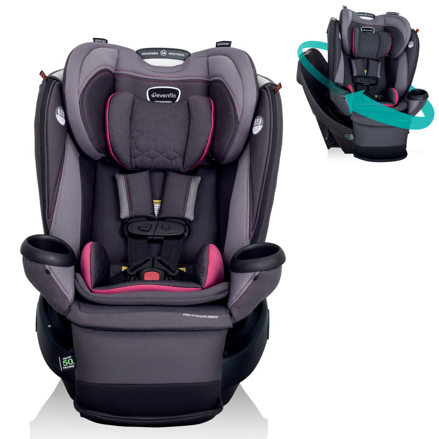 Revolve360 Extend Rotational All-in-One Convertible Car Seat with Quick Clean Cover