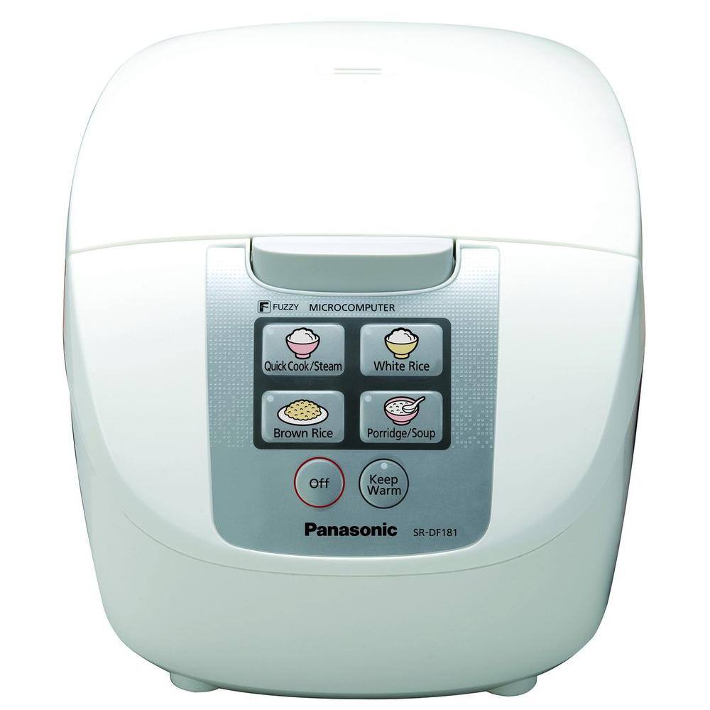 Panasonic Fuzzy Logic 10-Cup White Rice Cooker SR-DF181