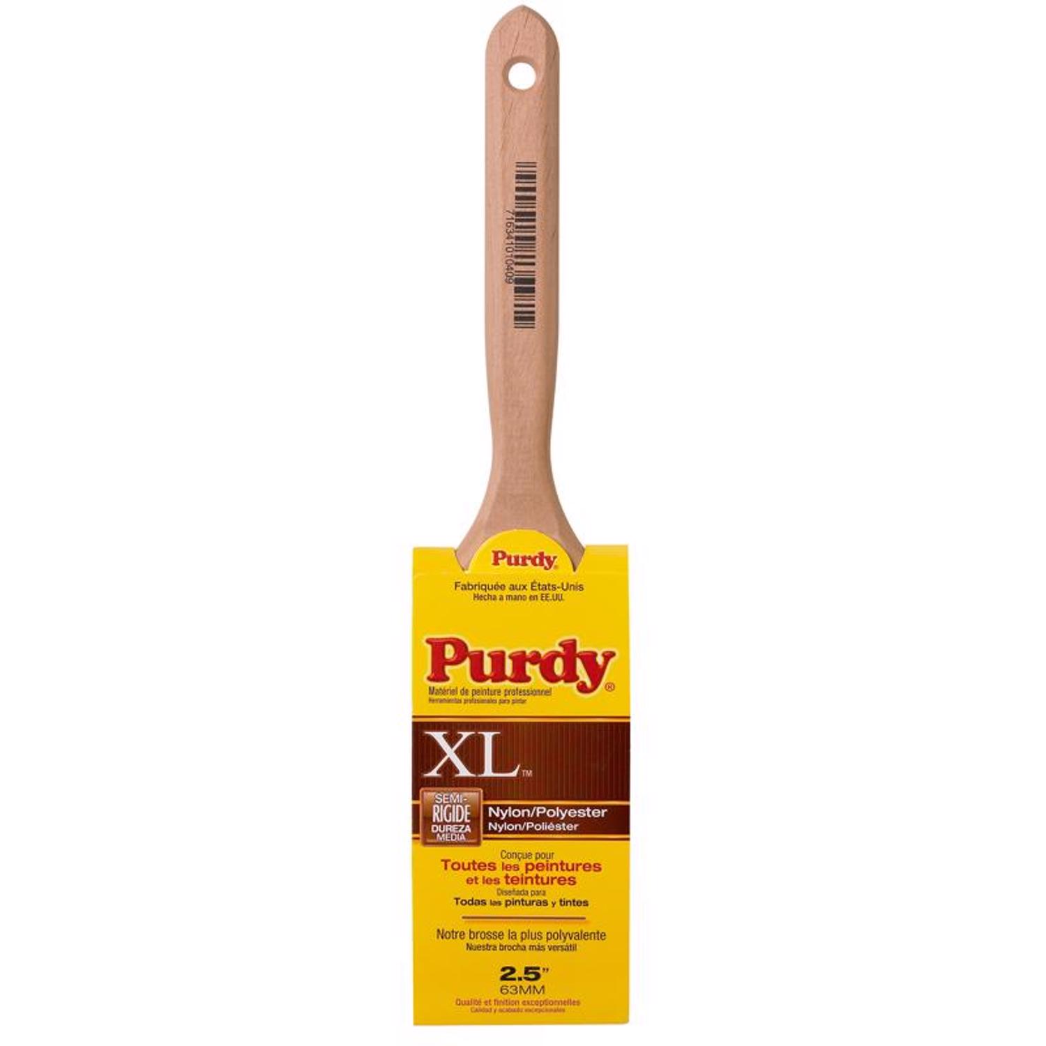 Purdy XL Elasco 2-1/2 in. Medium Stiff Flat Trim Paint Brush