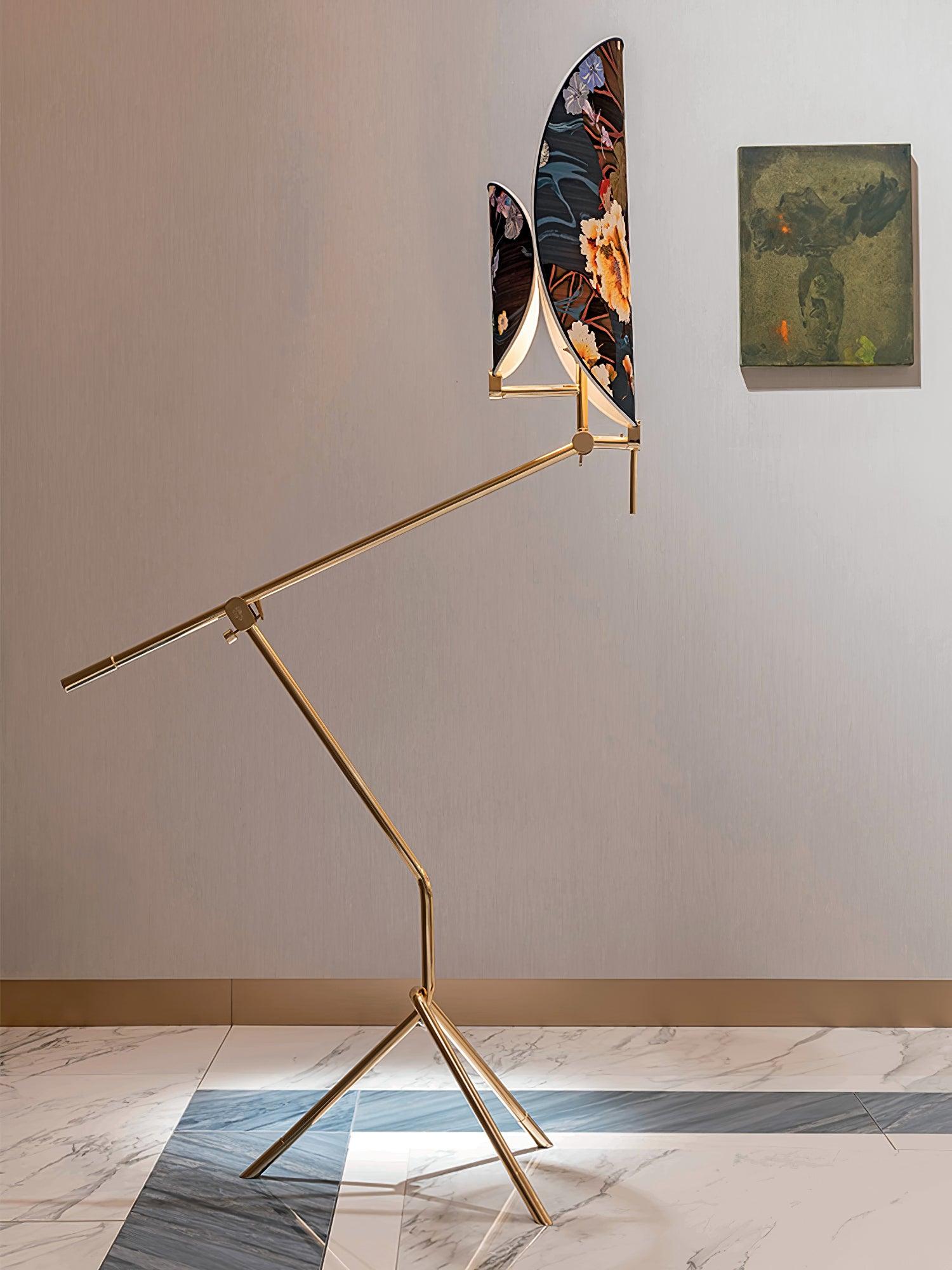 Floral Nocturne Floor Lamp