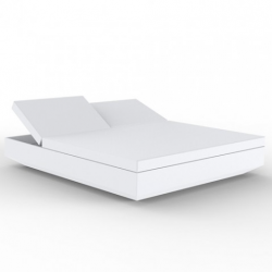 Daybed 2 places VONDOM Vela - Chaise longue double réglable design