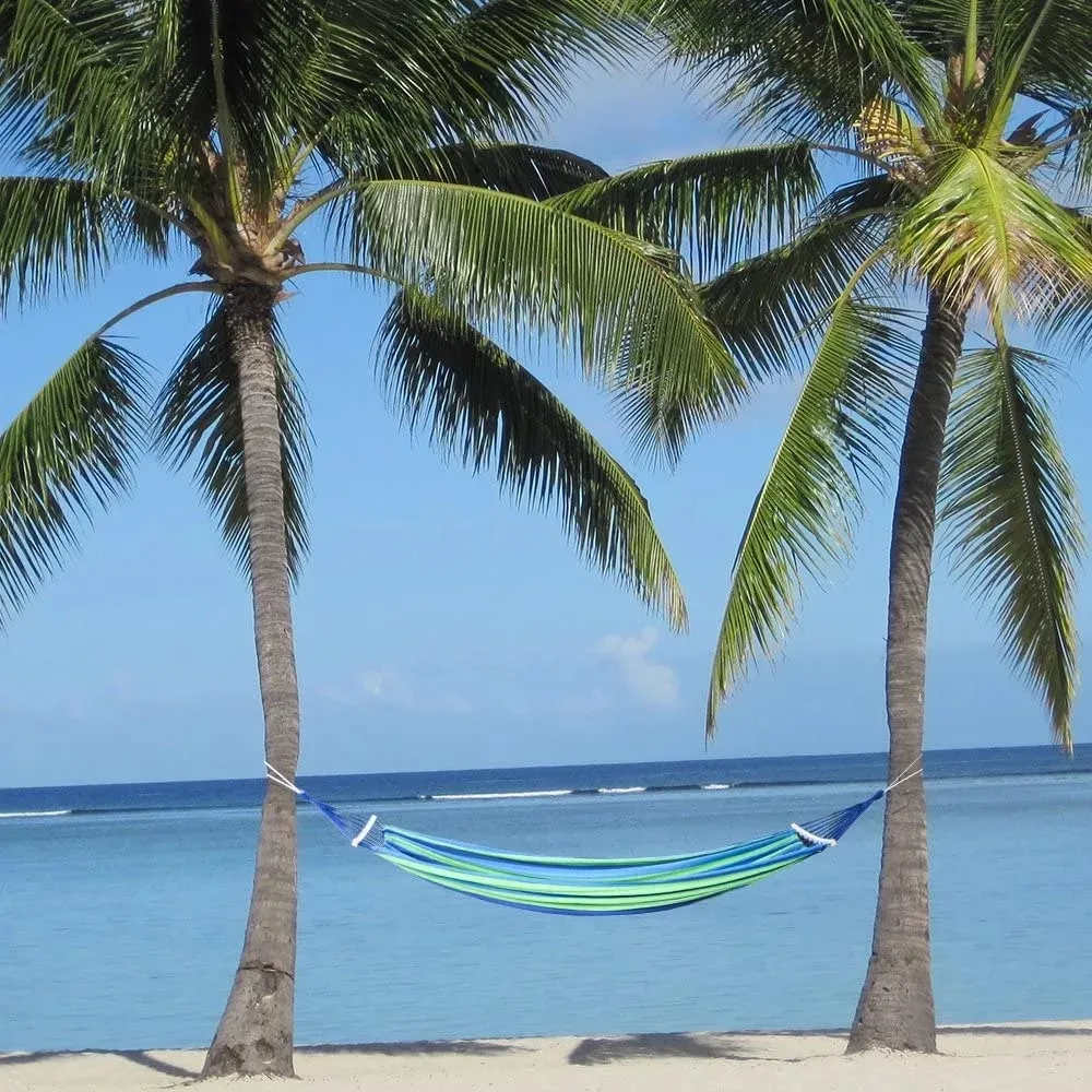 Brazilian Style striped hamock hammock bed with bar