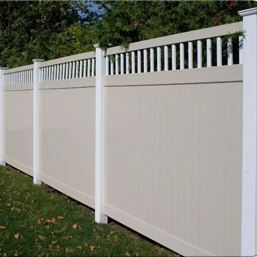 Easy to Install China Vinyl Fencing Supplies White Plastic PVC Vinyl Closed Top  Privacy Fence fence panels outdoor