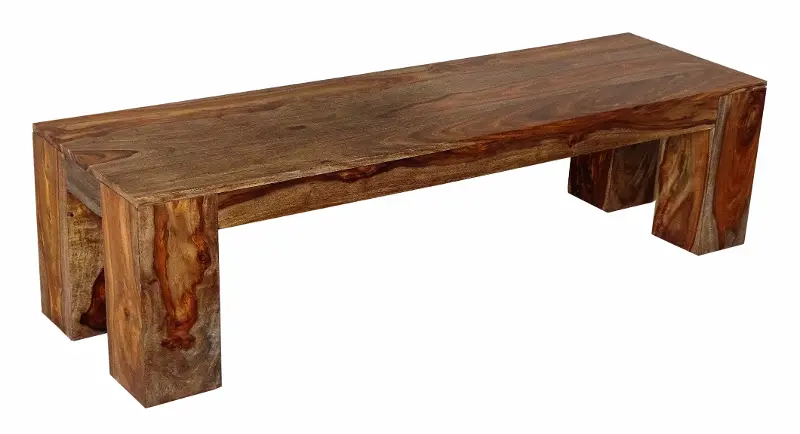 Buffalo Natural Sheesham Dining Room Bench