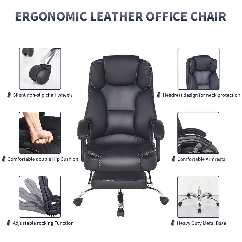 Ergonomic Office Chair Executive PU Leather