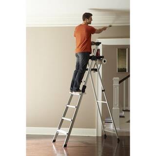 Cosco Signature Series 8 ft. Premium Aluminum Step Ladder 2081AABLD