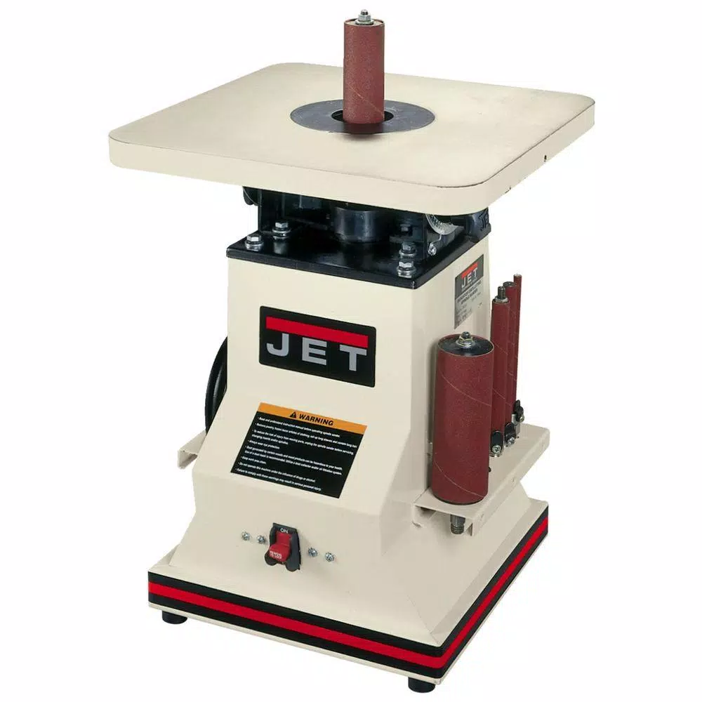 Jet 1/2 HP 5.5 in. Benchtop Oscillating Spindle Sander with Spindle Assortment， 110-Volt JBOS-5 and#8211; XDC Depot