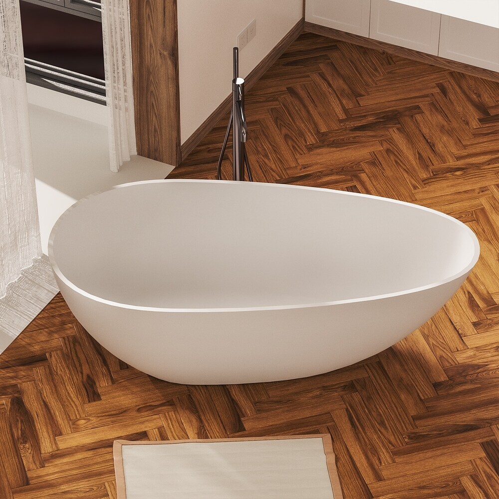 CLOVIS Solid Surface Freestanding Bathtub 67\