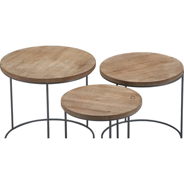 Tommy Hilfiger Berkshire Nesting Side Tables， Set of 3