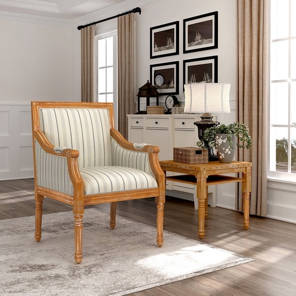 Homy Casa Upholstered Arm Accent Chair