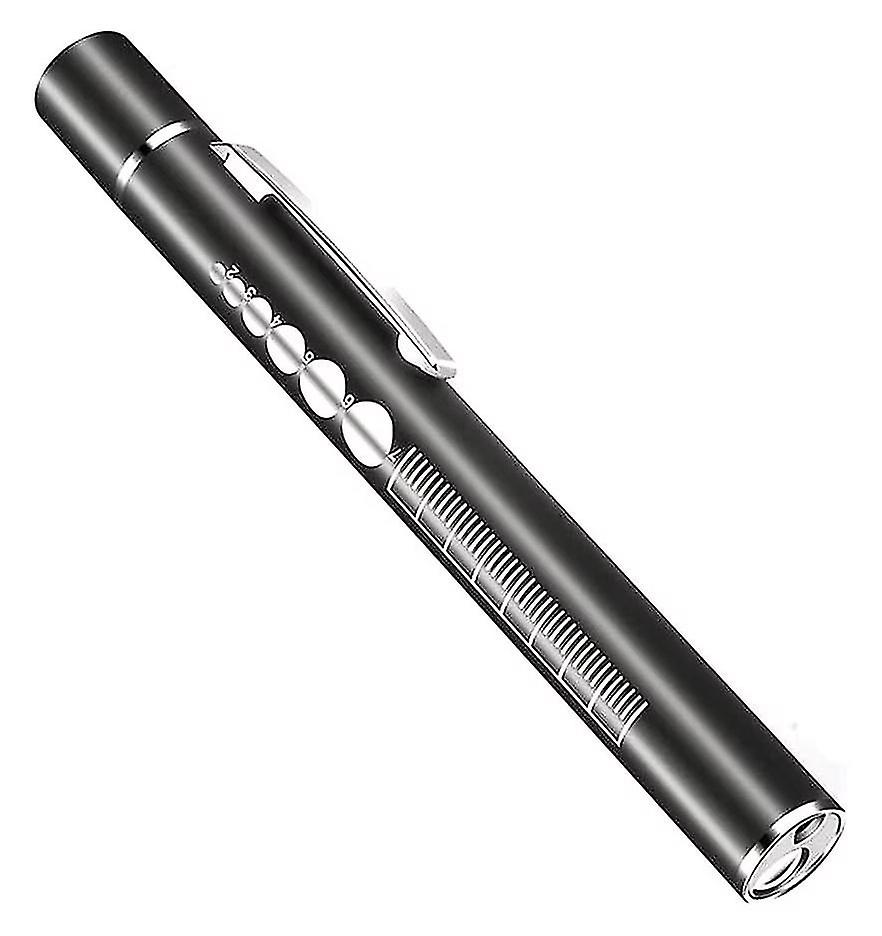 Botao Pen Light Portable Dual Light Source Led Pen Torch Rechargeable Penlight With Pocket Clip Healthcare Laboratory And Life Sciences Pen Lamp(1pc，