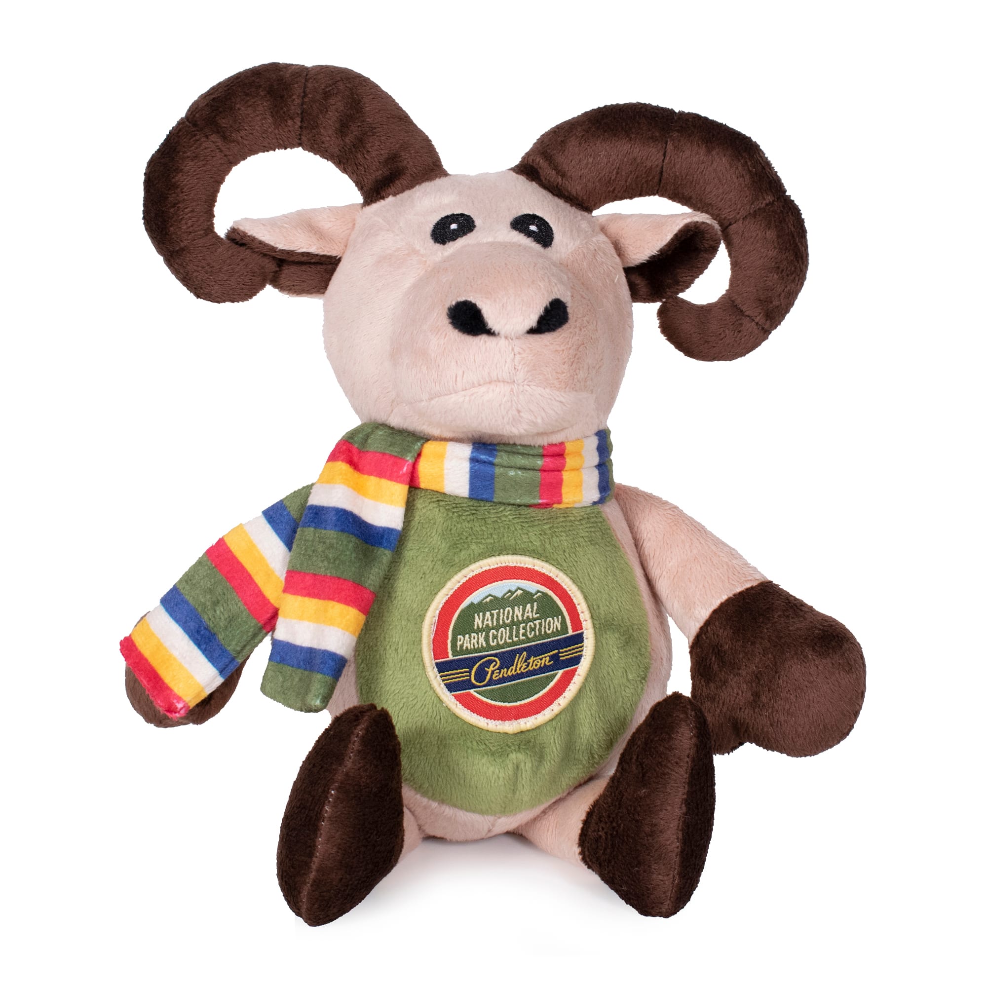 PENDLETON Pet Pal Long Horn Sheep Dog Toy， Small