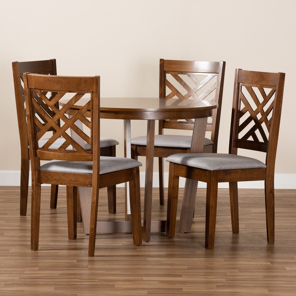 Alena Modern and Contemporary 5 Piece Dining Set