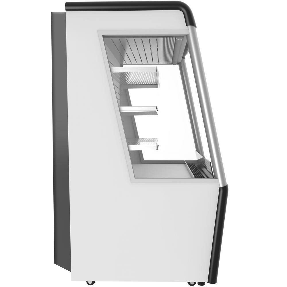 Koolmore 36 in. W 13.6 cu. ft Commercial Open Air Refrigerator Merchandiser in Black KF36-13B