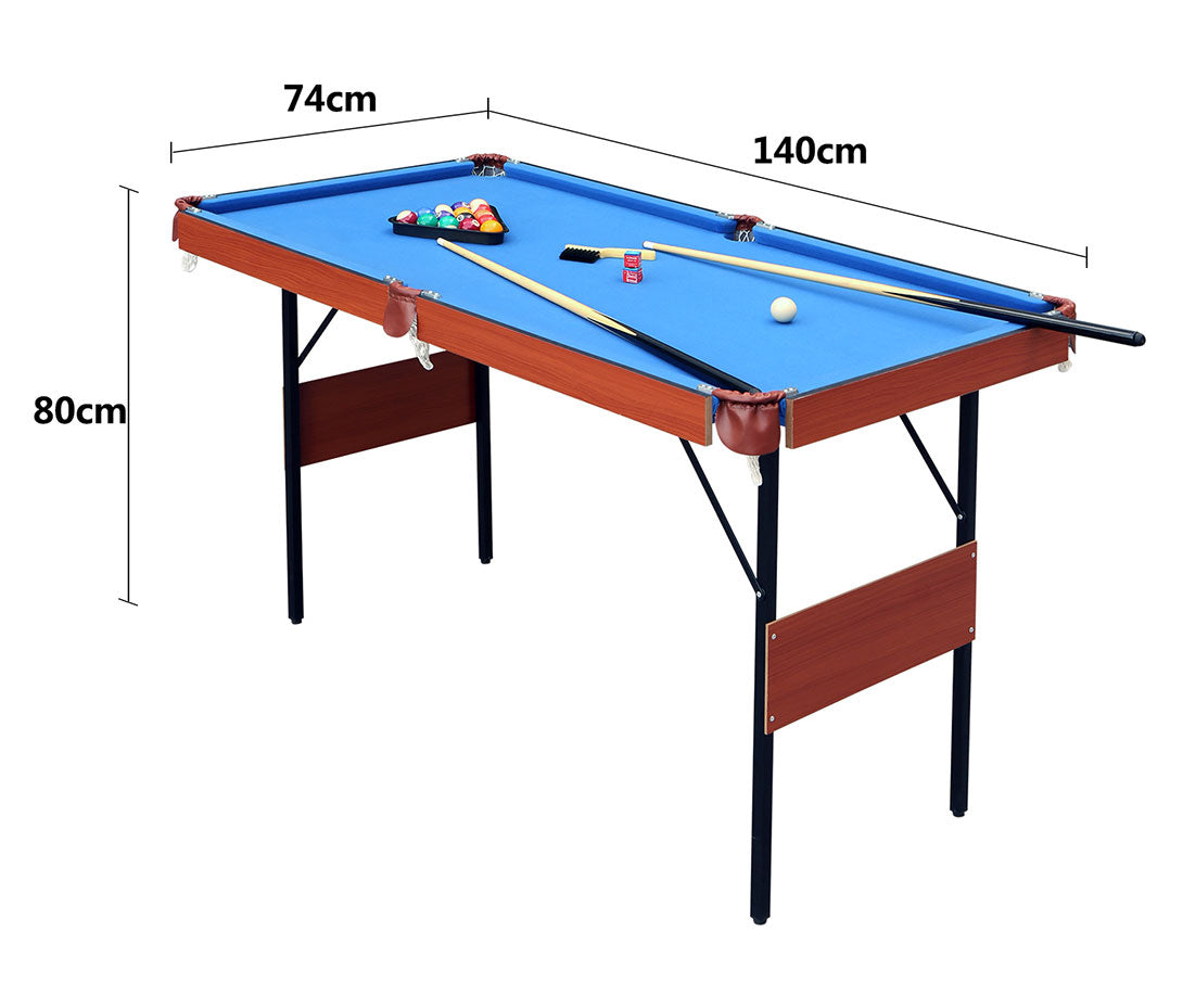 HLC 55 In. Folding Space Saver Pool Billiard Table