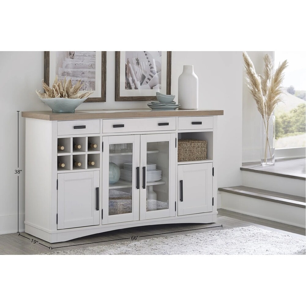 66 In. X 19 In. Buffet Server with Quartz Insert   66W x 19D x 38H