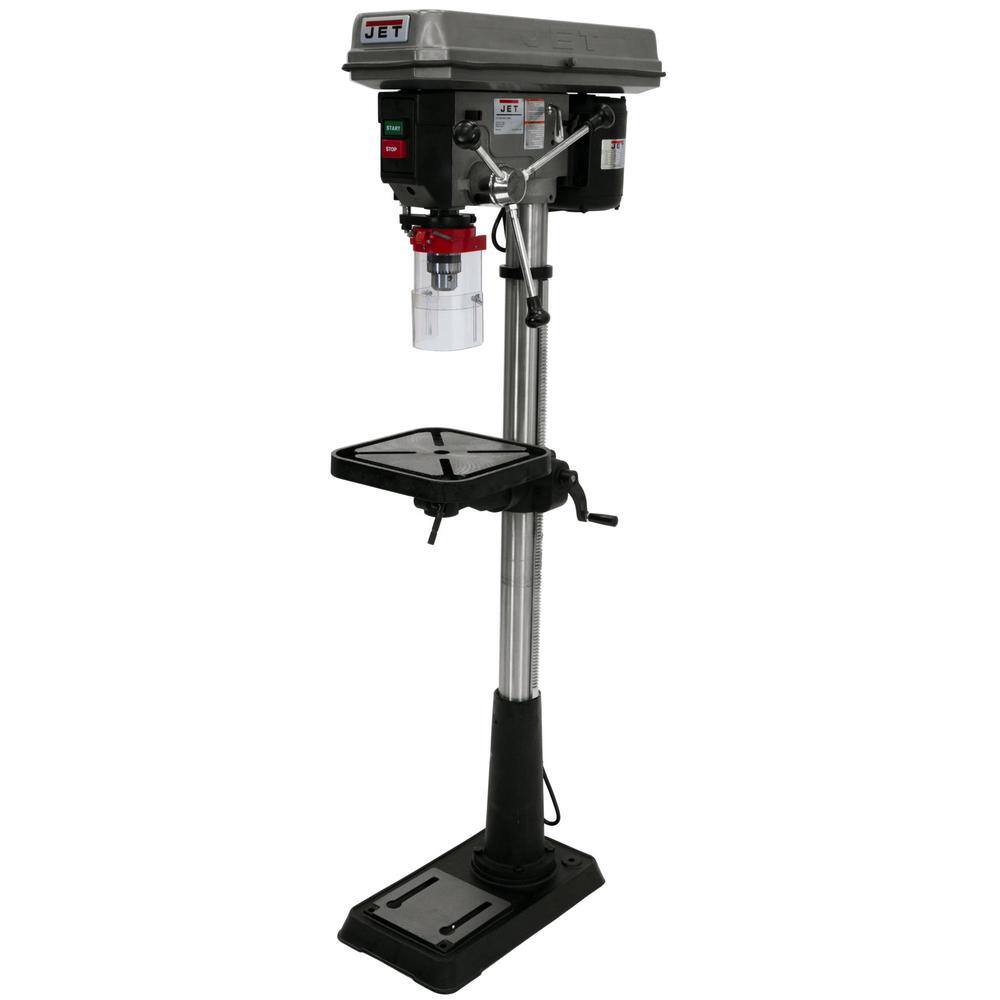 Jet 34 HP 15 in. Floor Standing Drill Press with Worklight 16-Speed 115-Volt J-2500 354400