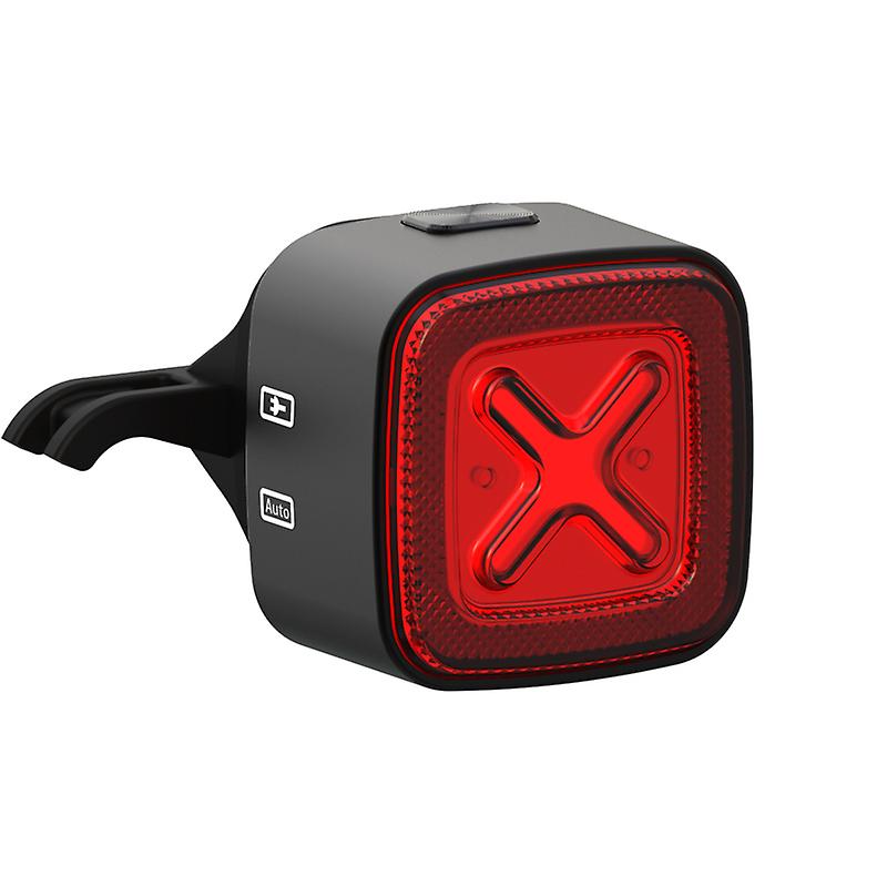 Smart Tail Light Bicycle Brake Warning Light Ultra Bright Rear Light Usb Charge Led Night Warning Light