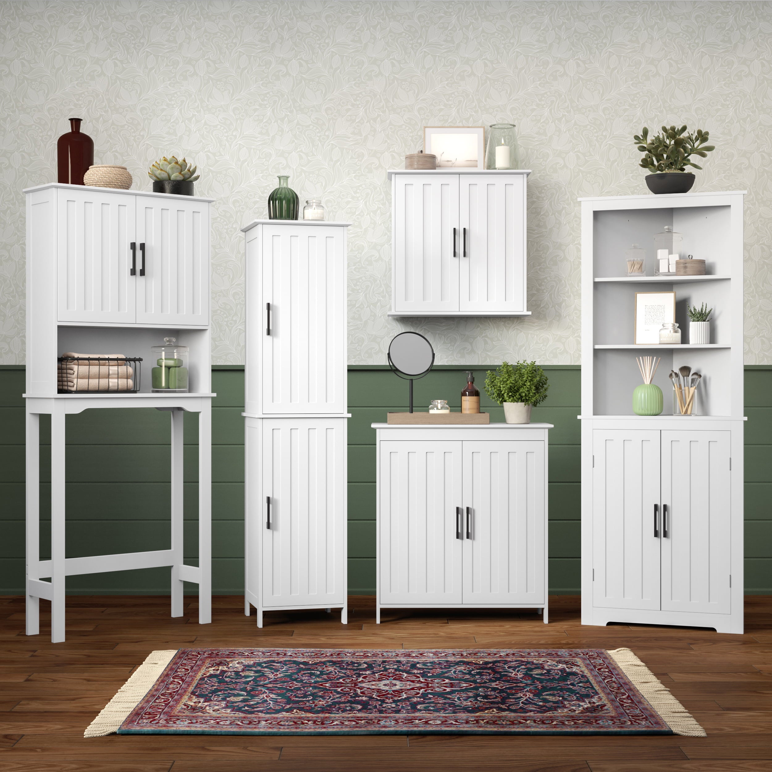 RiverRidge Home Monroe Two-Door Tall Cabinet - White