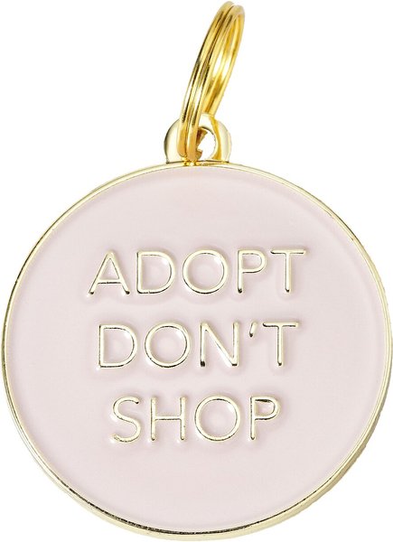 Two Tails Pet Company Adopt Don't Shop Personalized Dog and Cat ID Tag