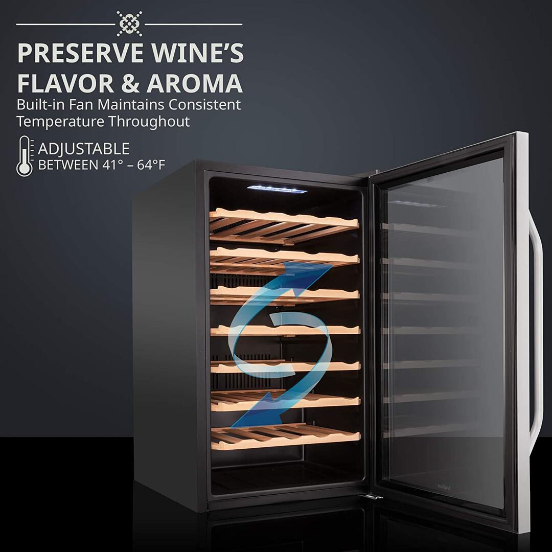 Ivation IVFWCC511WSS 20 Inch Stainless Steel Wine Cooler