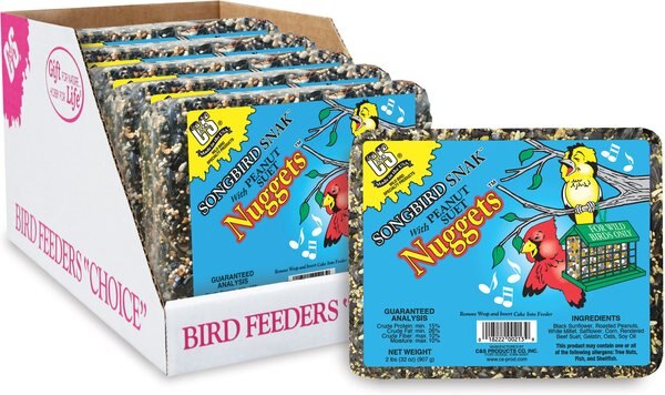 CandS Songbird Snak Peanut Suet Nuggets Wild Bird Food