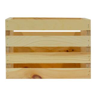 Crates  Pallet 13.5 in. x 12.5 in. x 9.5 in. Medium Wood Crate (4-Pack) 94645