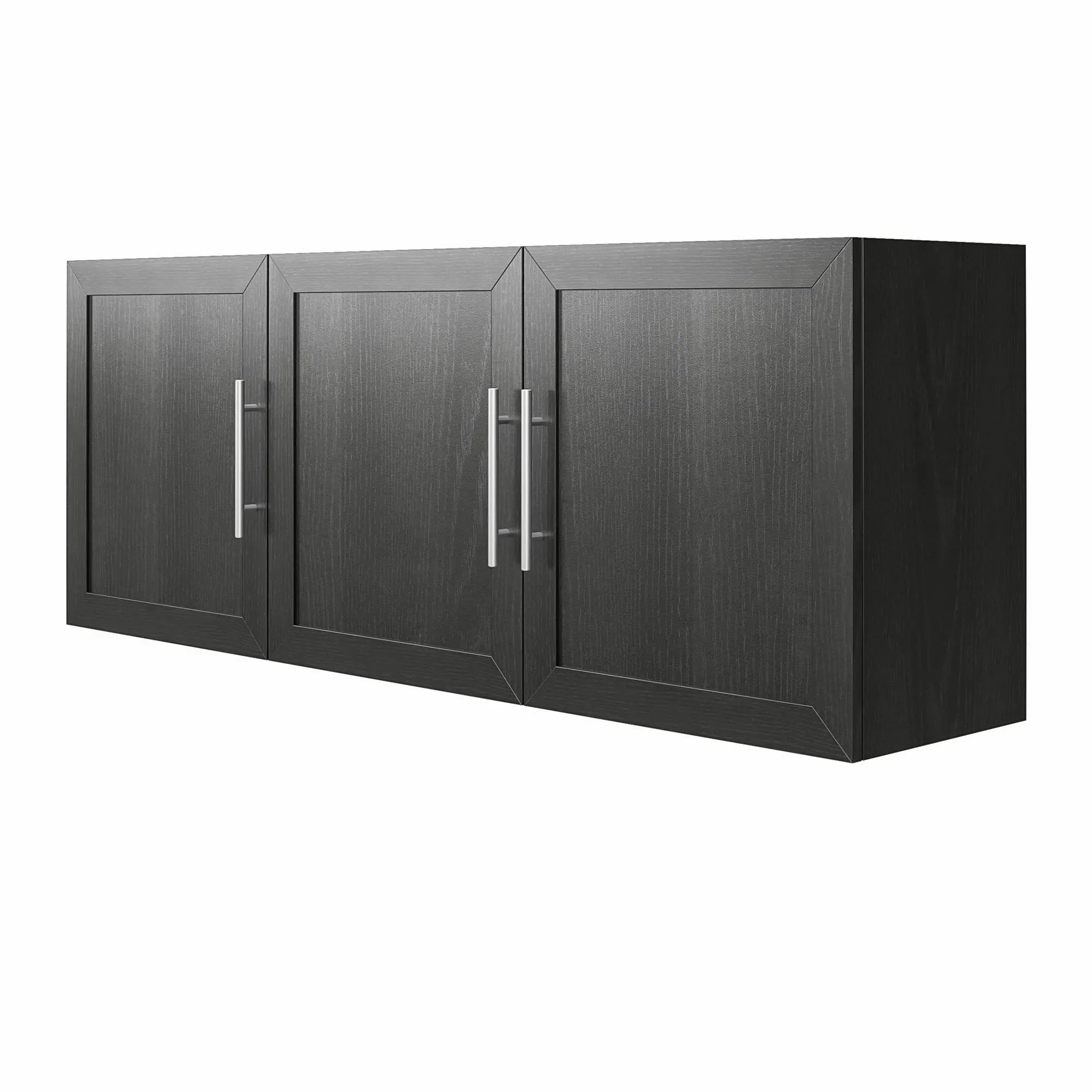 Camberly Framed Black Oak 54 Wall Cabinet