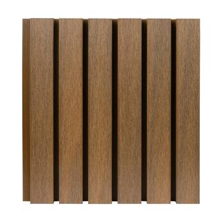 NewTechWood European Siding System 7.7 in. x 192 in. Composite Belgian Board Siding in Peruvian Teak (10-Piece) UH58-16-TK-10