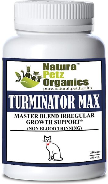 Natura Petz Organics Turminator Max Homeopathic Medicine for Adjunctive Irregular Growth Support and Abnormal Cell Recovery， for Cats