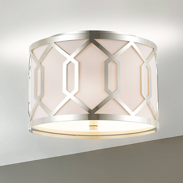 Hex Flush Mount Ceiling Light includes Energy Efficient Light Bulb Jonathan Y