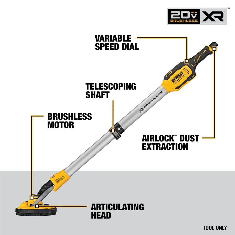 DEWALT 20V MAX Cordless Drywall Sander Kit DCE800P2 from DEWALT