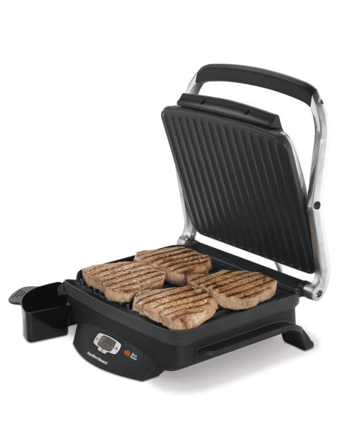 Hamilton Beach Steak Lovers Grill, 100 sq in, Black, Model 25331