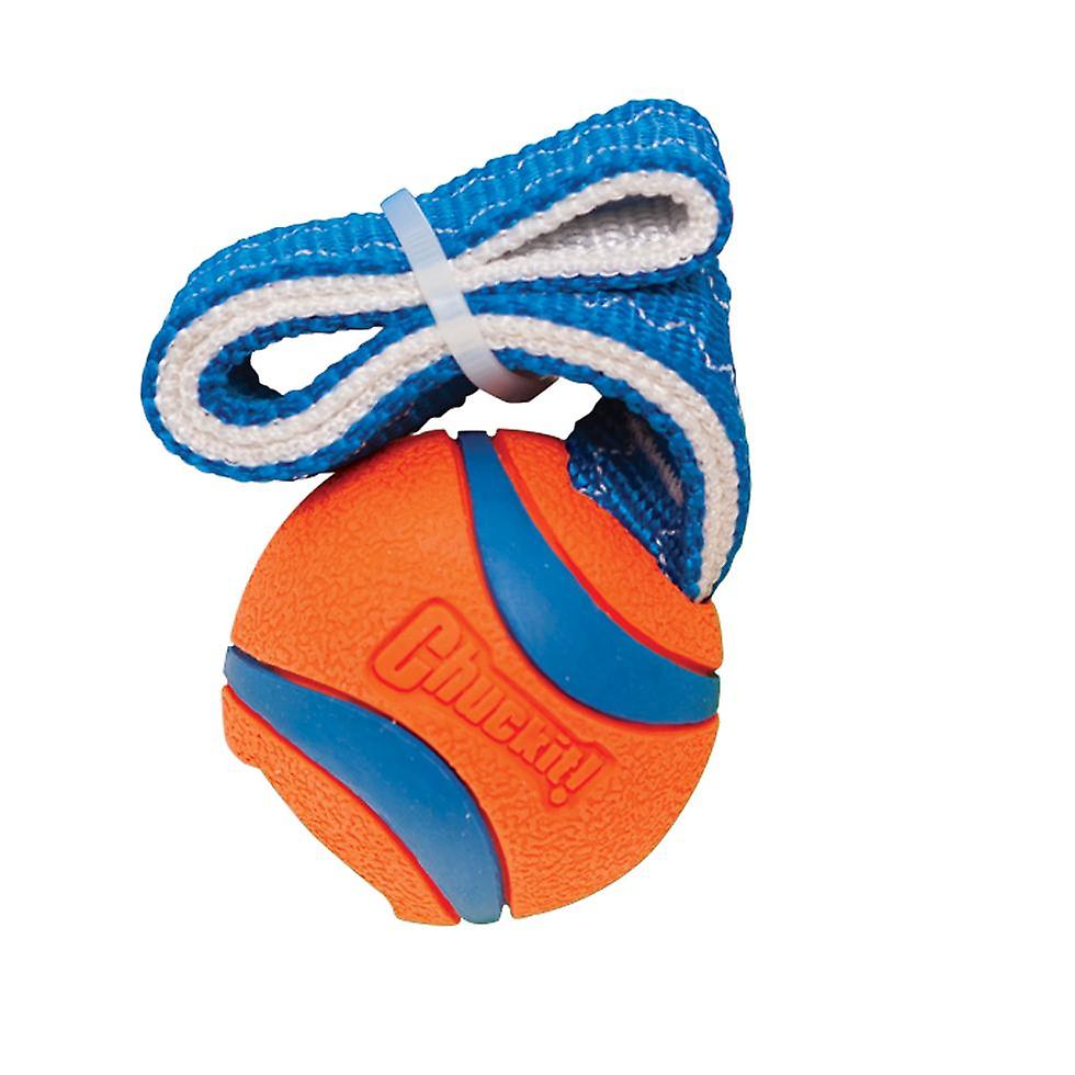 Chuckit Ultra Tug Rubber Ball With Strap Dog Toy