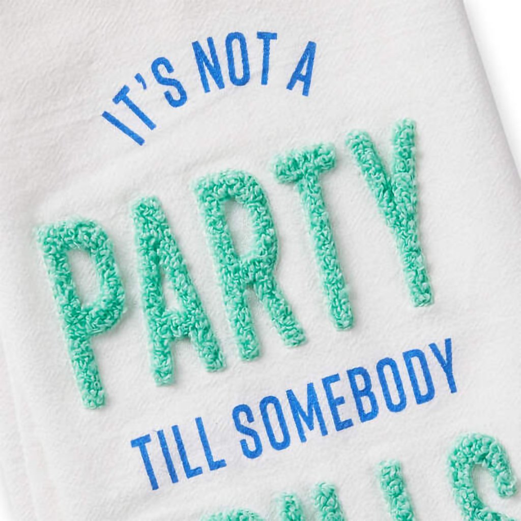 Hallmark  Funny Party Tea Towel, 18x26