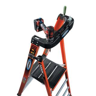 Werner 6 ft. Fiberglass Podium Step Ladder ( 12 ft. Reach Height) with 300 lbs. Load Capacity Type IA Duty Rating PDIA06